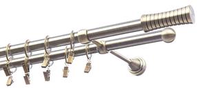 Karnīzes komplekts Olimp Walec, 180 cm, Ø 19 mm, antīkais zelts krās.