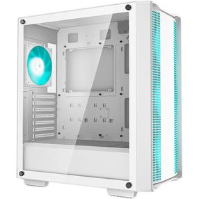 Корпус компьютера Deepcool CC560 V2, прозрачный цв./белый цв.