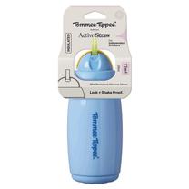 Vaikiška gertuvė Tommee Tippee Insulated Straw Cup Superstar, 266 ml, 1 m., plastikas, mėlyna sp.