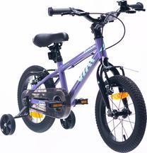 Vaikiškas dviratukas su papildomais ratukais, vaikų Royal Baby Ninja M000253856, violetinė sp., 14"
