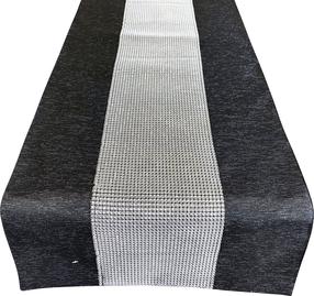 Stalo takelis stačiakampė OHD01-3, grafito sp./sidabro sp., 40 x 140 cm