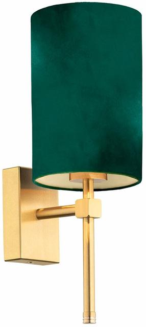 Lampa sienas Argon Abruzzo 8109, E14, 1 x 7 W, zaļa krās. / zelta krās., 12.5 x 19 cm