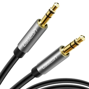 Laidas Ugreen Audio Cable AV119 3.5 mm, 3.5 mm, 1.5 m, aukso sp./sidabro sp./juoda sp.