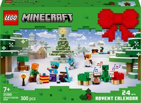 LEGO® Minecraft 2025 metų advento kalendorius 21280, 300 vnt.