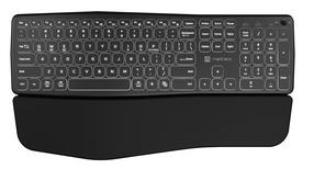 Bezvadu datora tastatūra Natec Porifera, Angļu (US), melna krās.