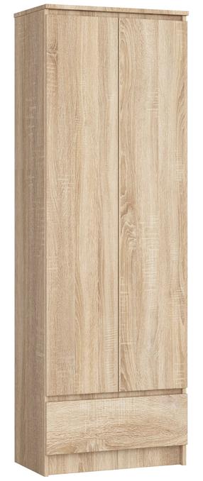 Biuro spinta Akord R60, sonoma ąžuolo sp., 180 cm x 60 cm x 35 cm