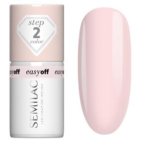 Hibrīdas nagu laka Semilac Easy Off L02 Milky Pink, 7 ml