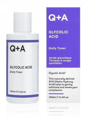 Sejas toniks Q+A Glycolic Acid, 100 ml