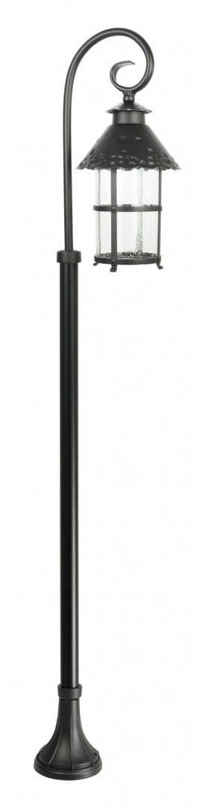 Brīvi stāvošs āra gaismeklis Su-Ma Toledo, 100W, E27, IP23, melna krās., 18.6 cm x 166 cm