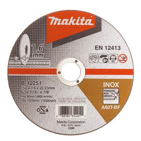 Griešanas disks Makita B-12251, 150 mm x 1.6 mm x 22.23 mm