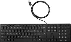 Vadu datora tastatūra HP 320K 9SR37AA, EN, melna krās.