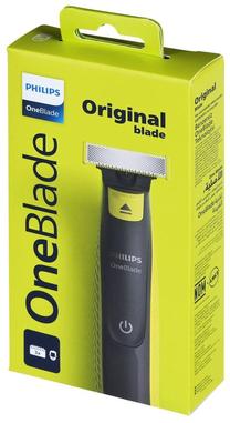 Prekė su pažeista pakuote. Barzdaskutė Philips One Blade 360 QP2724/10, ni-mh, juoda sp./geltona sp.