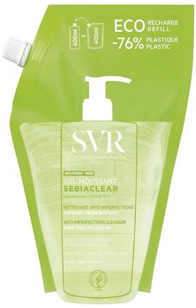 Veido prausimosi gelis, papildymas SVR Sebiaclear Moussant, 400 ml