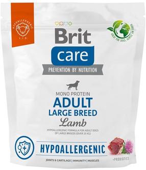 Sausā suņu barība Brit Care Hypoallergenic Adult Large Breed Lamb, jēra gaļa/rīsi, 1 kg