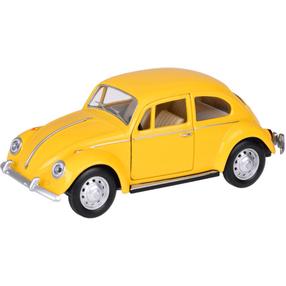 Žaislinis automobilis Jokomisiada Volkswagen Classical Beetle 1967 ZA5055, 1:36, geltona sp.