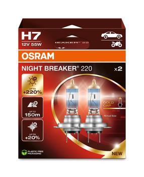 Auto spuldze Osram 64210NB220, halogēnā spuldze, balta krās., 12 V