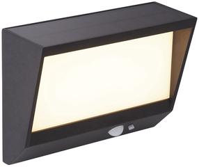Уличный настенный светильник Searchlight Solar, 2Вт, LED, IP54, черный цв., 18.8 см x 14 см