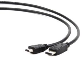 Laidas Gembird Displayport / HDMI HDMI A male, Display port male, 5 m, juoda sp.