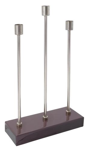 Žvakidė Kayoom Art Deco 325 XQ2CU-DPRP, geležis, 39.5 cm, sidabro sp./violetinė sp.