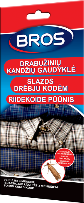 Gaudyklė Bros Clothes moth trap with feromon