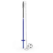 Lauko žaidimas, su kamuoliuku MovePro Tetherball, 13 cm x 13 cm, mėlyna sp./balta sp.