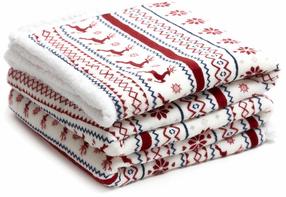 Kalėdinis pledas Homla Tekken 866154, mėlynas/baltas/raudonas, 150 cm x 200 cm