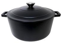 Emaliuotas ketaus puodas Zyle ZY026BKI, Ø26 cm, 5.7 l, juoda sp.