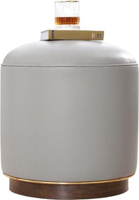 Пуф Hanah Home Milotte 209FLF1262, серый цв., 42 см x 42 см x 43 см