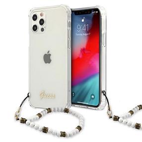 Telefono dėklas Guess Apple iPhone 12 / 12 Pro, balta sp., Apple