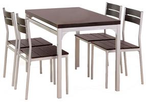 Valgomojo komplektas Malcolm, rudas