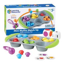 Matematinis žaidimas Learning Resources Mini Muffin, įvairių spalvų