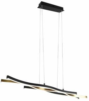 Šviestuvas lubų Trio Blaze, LED, 2300 - 4000 °K, 1 x 35 W, nikelio sp. / juoda sp.