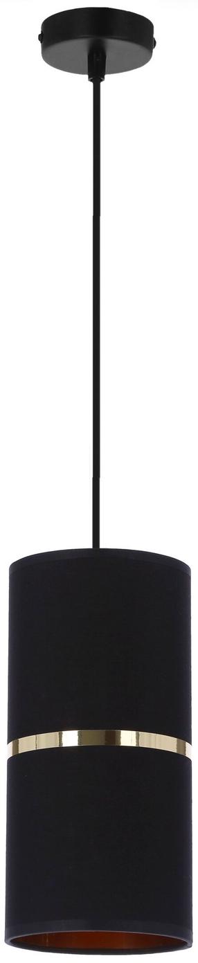 Lampa karināms Candellux Lighting Gina 31-19639, E27, 1 x 60 W, zelta krās./melna krās. / melna krās., 12 x 25 cm