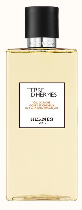 Kūno prausimosi želė Hermès Terre D'Hermes Hair And Body, 200 ml