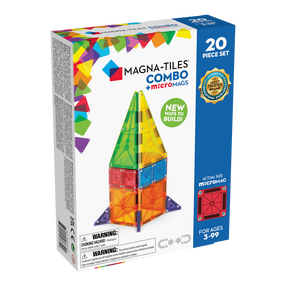 Magnetkonstruktor Magna-Tiles Micromags Combo, 20 tk, mitmevärviline