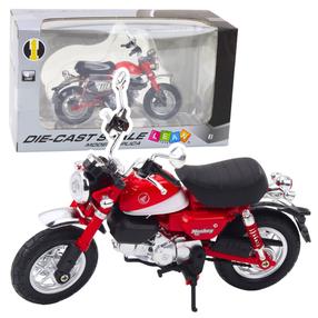  Rotaļu motocikls Lean Toys Retro, 1:12, sarkana