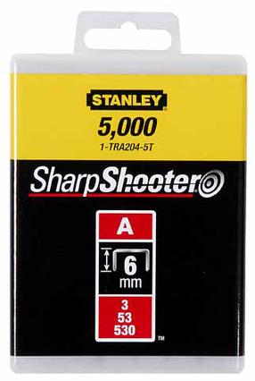 Kabės Stanley TRA204-5T, 6 mm, 5000 vnt.