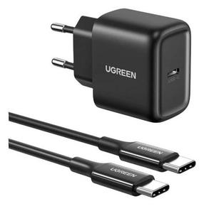 Telefona lādētājs Ugreen CD250, USB Type C, 4.6 cm, melna krās., 25 W