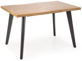 Stalas išskleidžiamas Dickson, ruda sp./juoda sp., 150 - 210 cm x 90 cm x 75 cm