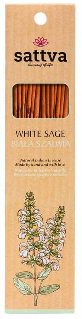 Mājas aromatizētājs, smaržu kociņi Sattva White Sage, 0.03 kg, 15 gab.