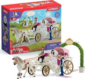 Figūrėlių rinkinys Schleich Horse Club Wedding Carriage 42641, įvairių spalvų