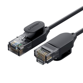 Tīkla kabelis Ugreen 6e cat RJ-45 - RJ-45 U-LAN-5M-BK RJ-45, RJ-45, 5 m, melna krās.