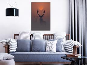 Reproduktsioon Artgeist Deers In The Fog DKNW0683-XXLPWD, 80 cm x 120 cm