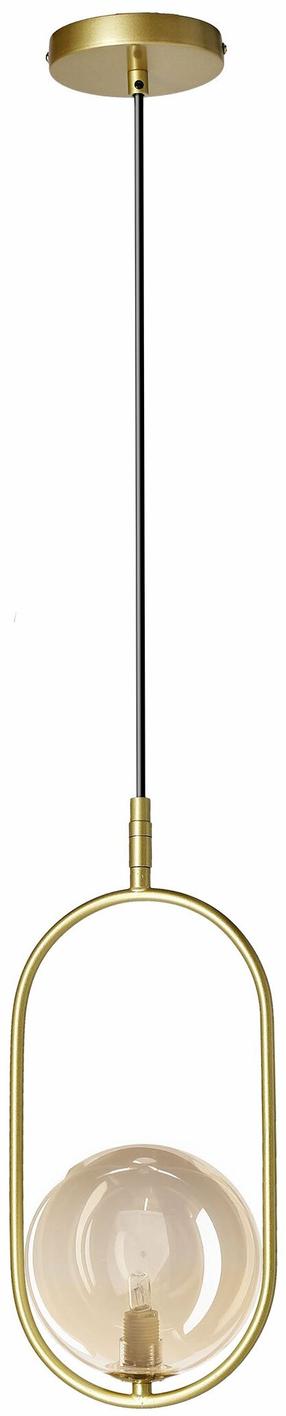 Šviestuvas kabinamas Candellux Lighting Cordel, G9, 1 x 28 W, gintaro sp. / žalvario sp.