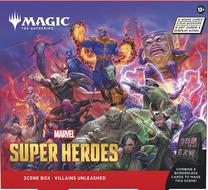 Stalo žaidimo papildymas Wizards of the Coast Magic: The Gathering Marvel Super Heroes Scene Box: Villains Unleashed, EN