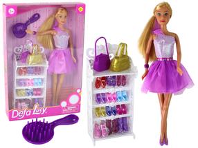 Nukk aksessuaaridega Defa Lucy, 30 cm, violetne v.