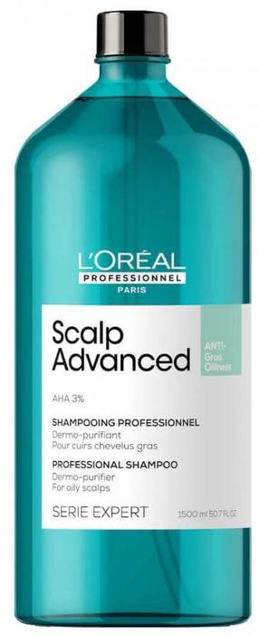 Шампунь L’Oréal Professionnel Paris Scalp Advanced Anti-oiliness Dermo-purifier, 1500 мл
