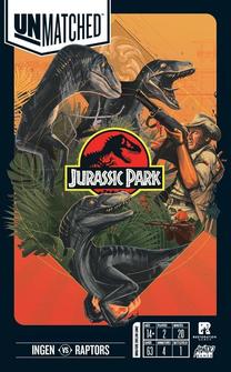 Stalo žaidimas Iello Unmatched Jurassic Park InGen vs Raptors, EN