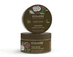 Kaukė plaukams Ecolatier Organic Coconut, 250 ml