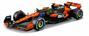 Rotaļlieta automašīna Bburago F1 McLaren MCL38 18-28511, 1:24, melna krās./oranža krās.